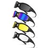Jeemeele Motorcycle Riding Glasses Motorcycle Goggles 4PCS Padding Goggles Motorcycle