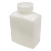 Tarsons 583340 Square Bottle, HDPE/Lid: PP, 16.9 fl oz (500