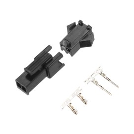 sourcing map 20 Pairs 2.5 mm 2 Pin Male Female JST-SM Housing Crimp Terminal Connector DE