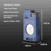 Visol LighCut Butane Torch Triple Flame Refillable Gas Lighter, Built-in