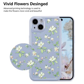 ZTOFERA Compatible con funda de teléfono para niñas y mujeres, diseño de flores florales, funda de silicona, delgada, a prueba de golpes, funda protectora de TPU para teléfono nuevo, color gris