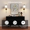Wall Decor Sconces Set of Two Battery Operated, Rechargeable Wireless