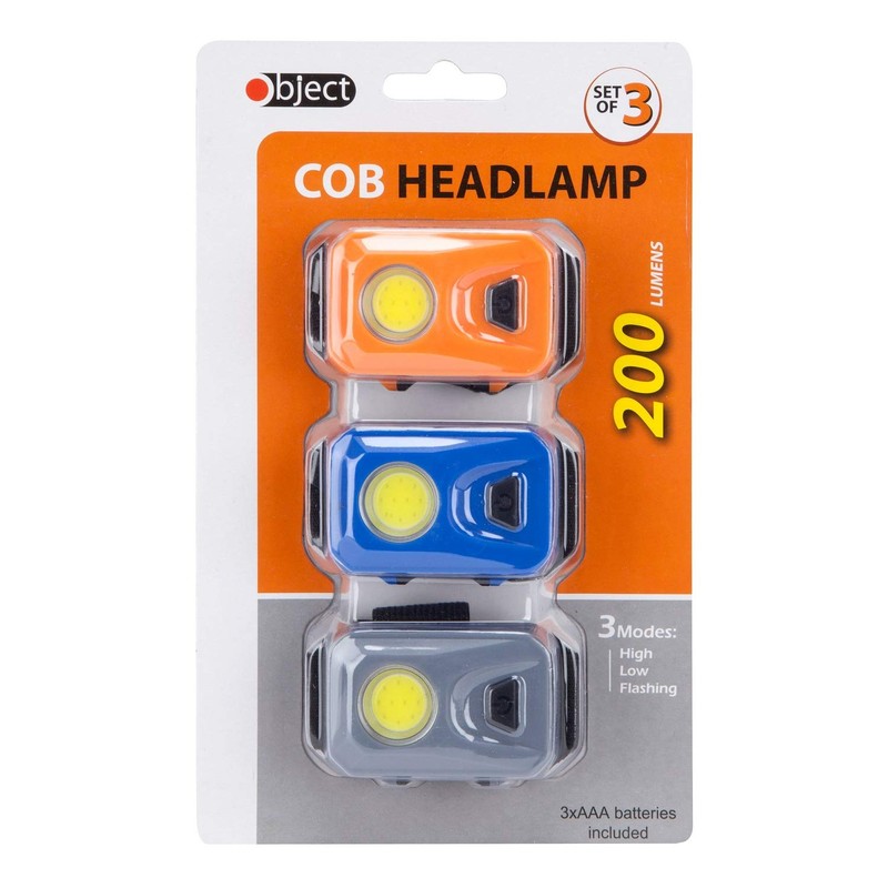Object SP255 COB Headlamp 3-Piece Set
