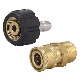 Crozgan M22-14 Pressure Washer Adapter Set 3/8 Quick Connect Swivel Accessories Adaptors Washer Adapter Kit Universal Quick Connect Set for High Pressure Cleaning Water Gun Parts Replacement
