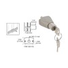CRL Satin Chrome Sliding Door Locks - Keyed Alike