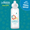 Dr. Brown's Milestones Narrow Sippy Bottle, 100% Silicone Soft Sippy