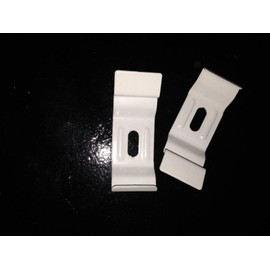 VERTICAL BLIND TOP FIX BRACKETS FOR WIDE BODIED TRACK SYSTEMS (5 BRACKETS, White)