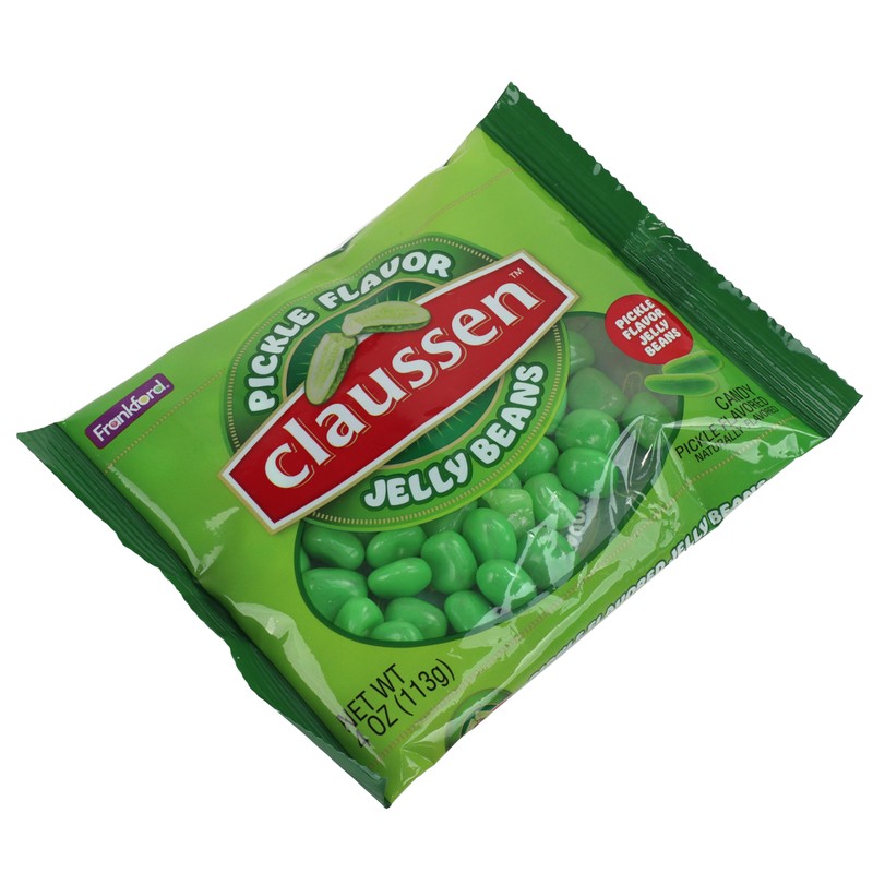 Frankford Claussen Pickle Jelly Beans (Jelly Bean 3 Pack)