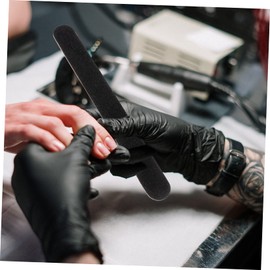 OHPHCALL 100pcs Double-Sided Nail File Strips Sanding Buffing Tool for Manicure and Pedicure Nail Polishing Files for Shaping and Smoothing Fingernails and Toenails