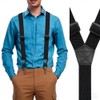 Men’s Work Suspenders for Trousers – 1.5-Inch Wide Adjustable Elastic