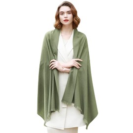 RIIQIICHY Pashmina Shawl Wraps for Women Scarf for Wedding Large Winter Green Scarves Soft Shawls and Wraps for Evening Dresses