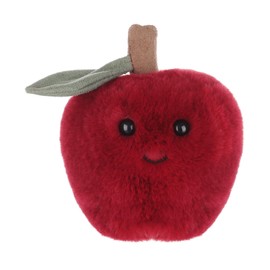 Apricot Lamb Toys Plush Red Christmas Peace Apple Stuffed Fruit Soft Cuddly Perfect for Kids 5.1 Inches