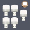 SHIYUGSC USB Lights by Night, Mini LED Bulb, Plug-in,Compact, Ideal