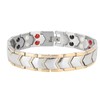 4 In 1 Men Titanium Steel Germanium Magnetic Bracelet Adjustable
