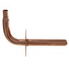XFITTING 1/2 in Pex Stub Out Elbow with Flange, 3-1/2