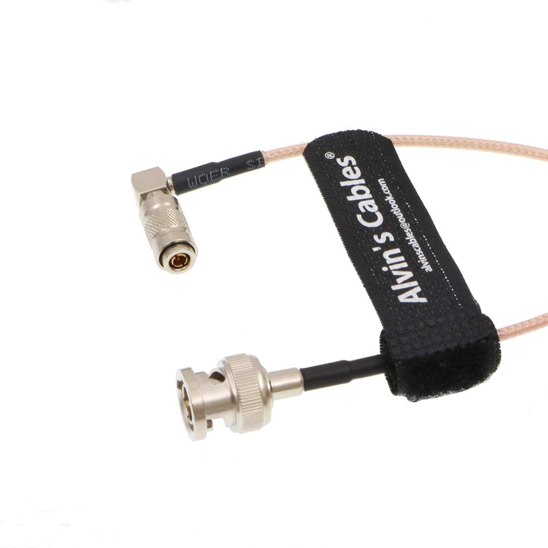 Alvin's Cables DIN 1.0/2.3 Right Angle to BNC Connector 75