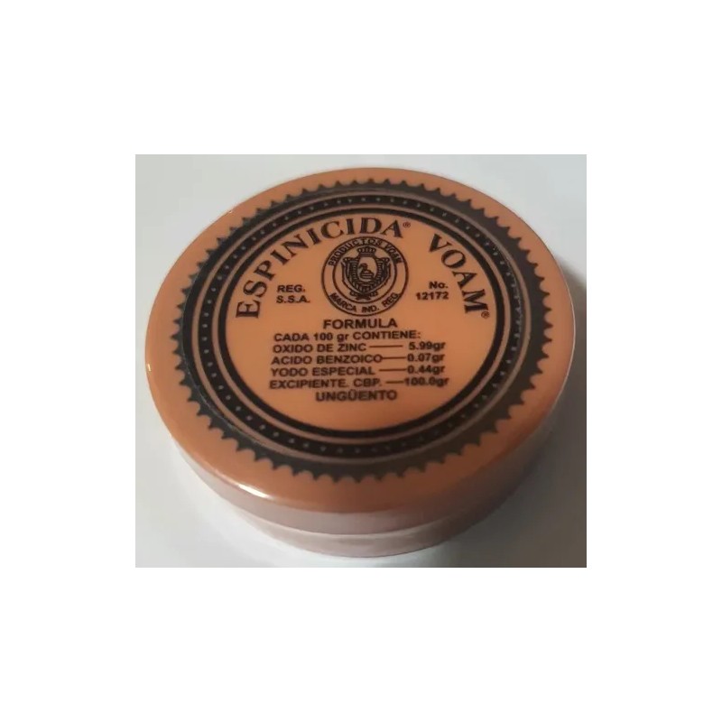 Pomada Espinicida Voam Crema Contra Espinillas Barros Facial 100g