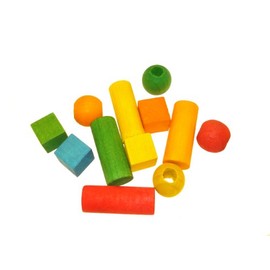 Happy Pet The Bird House Treasure Hunt Replacements Treasure for Birds 100% Natural Wood Non Toxic Pet Accessory