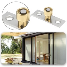Be In Your Mind 4Pcs 12mm Sliding Door Guide Locator Stainless Steel Drawer Soppers for Wooden Door Moving Doors Glass Barn Doors Sliding Doors 12x14mm