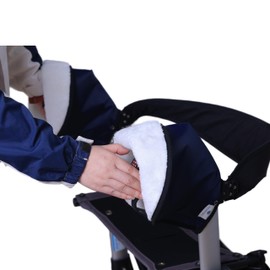 Rollator Glove, Hand Warmer for Wheelchair, Walker - Winter Protection Against Cold Hands – Waterproof Against rain and Snow - rollator and Wheelchair Accessories for The Elderly – fits All Models