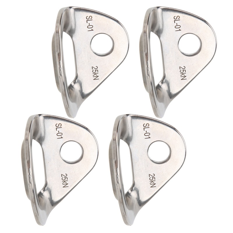 4 Pcs Climbing Hanger Stainless Steel Durable Rock Climbing Accessories