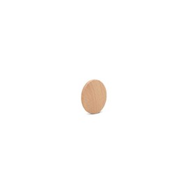 Wood Discs and Blank Tokens for Crafts, 1-1/4 x 1/8 inch Wooden Coins, Pack of 100 Unfinished Wood Circles, by Woodpeckers