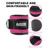 POWER GUIDANCE Ankle Strap for Cable Machine, Adjustable Ankle Straps