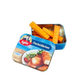 Igloo Fish Sticks Wooden Fish Sticks in Metal Tin for Merchant Shop