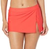 Catalina Women's Standard Skirted Bottom, RED, S
