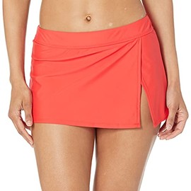Catalina Women's Standard Skirted Bottom, RED, S