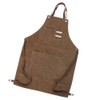 Adjustable Waterproof Apron with Pockets for Restaurant Kitchen Milk Tea