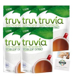 Stevia Sweetener Bundle with Truvia Sweetener Pouch 150g 5 Pack + Brightdale Kitchen Card