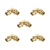 5PCS 90° Union Elbow Push-to-Connect Fittings – Brass C36000 Air