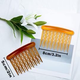 ELANE 24 Pcs Plastic Side Hair Twist Comb Small Hair Clip Comb with Teeth Hair Accessories Bridal Wedding Veil Comb for Women Girls and Crafts DIY 4 Colors.