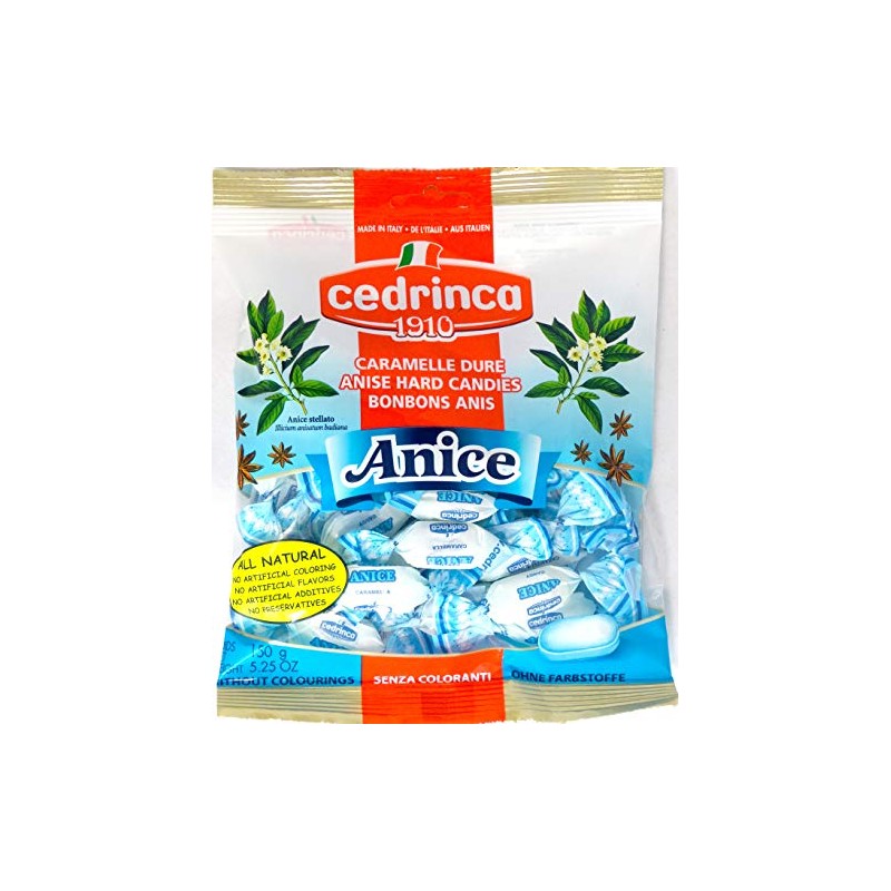 Cedrinca - Anice Hard Candies, (2)- 5.25 oz. bags