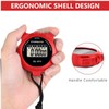 Sports Stopwatch Timer Lap Split Digital Stopwatch with Clock Calendar