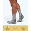 DANISH ENDURANCE Merino Hiking Socks, Summer Trekking Socks, Merino Wool