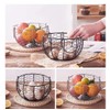 Roundsky Iron Egg Shelf Basket Fruit Basket Creative Collection Ceramic