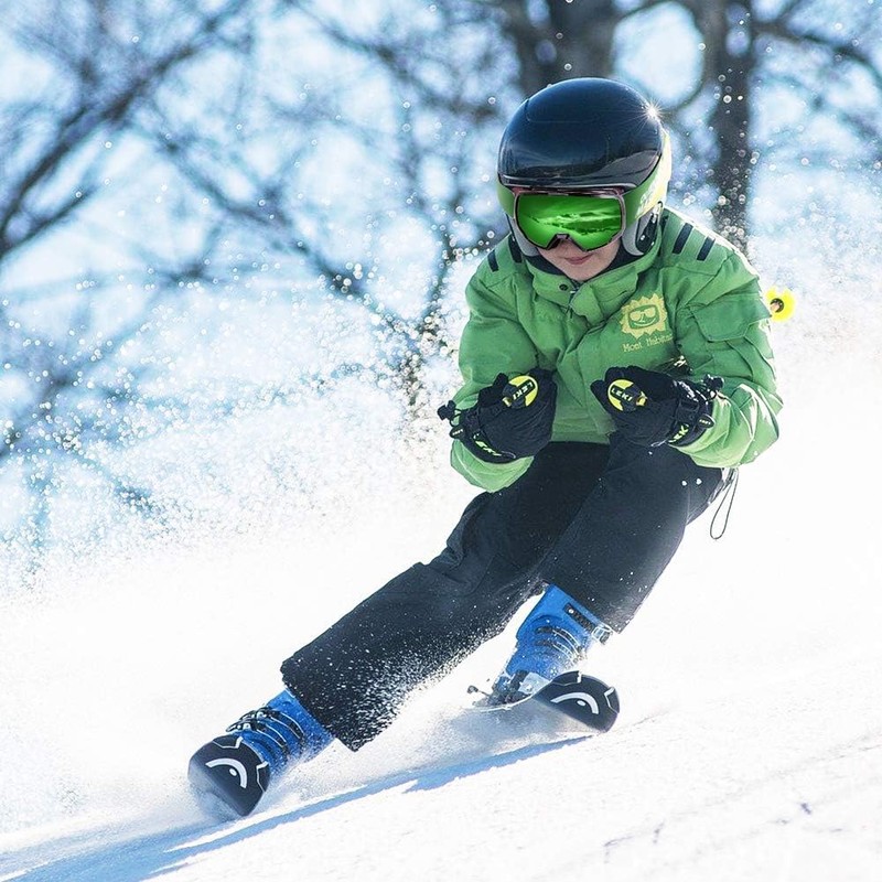 OutdoorMaster Chinook Winds Kids Ski Goggles, Snowboard Goggles - Youth