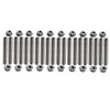 Dewhel 20 pcs stainless exhaust manifold stud kit manifolds Super