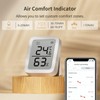 SwitchBot Indoor Thermometer Hygrometer 4 Pack, Indoor Temperature Humidity Sensor