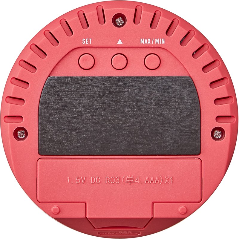 Tanita Thermometer/Hygrometer Clock Temperature Humidity Digital Tabletop Magnet White Pink