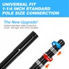 JSPJSP Carbon Fiber Pool Rod - Professional 4-12 Foot Telescopic