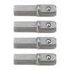 LT Easiyl 4Pcs 1/4" Hex to 1/4" Square Drive Bit