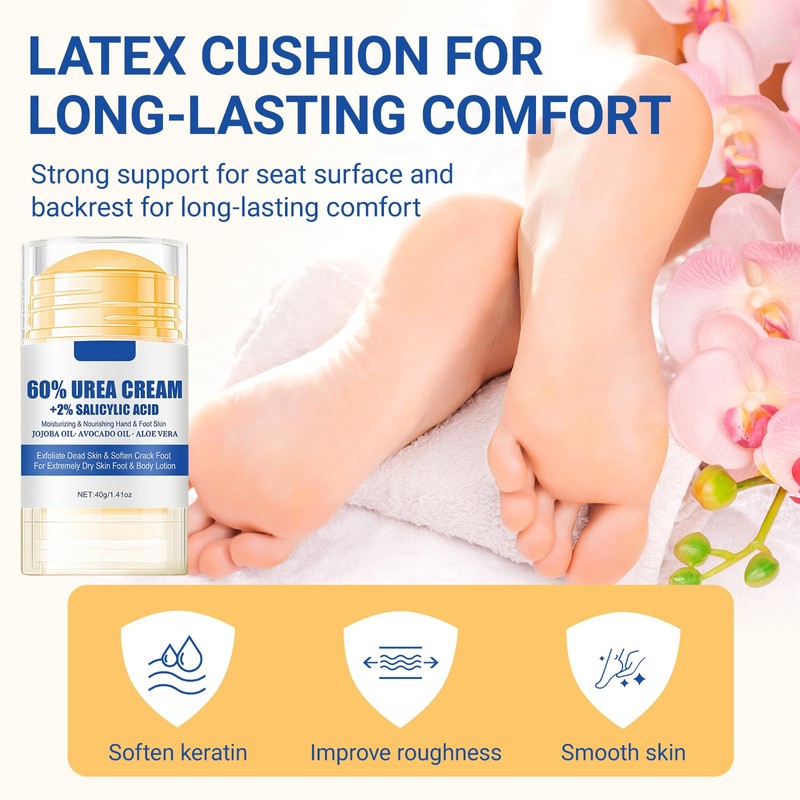 Urea 60% Foot Cream 40 g, Intensive Moisturiser Against Calluses,