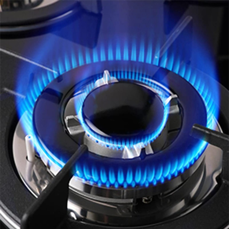 Anlyter 12 Inch Gas Cooktop, 2 Burner Built-in Stovetop Tempered