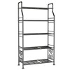 GIOTORENT Plant Stand Outdoor Indoor 5 Tier Metal Waterproof -