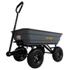 True Temper Poly Garden Cart Wagon, Easy Dump Design, 4