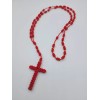 Rosario de Cordon Rojo Hecho a Mano 100% CALIDAD