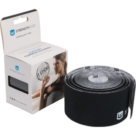 StrengthTape 6305-5UN-T kinesiology tape, 5 meter uncut roll, supports injuries during recovery, 1 Count